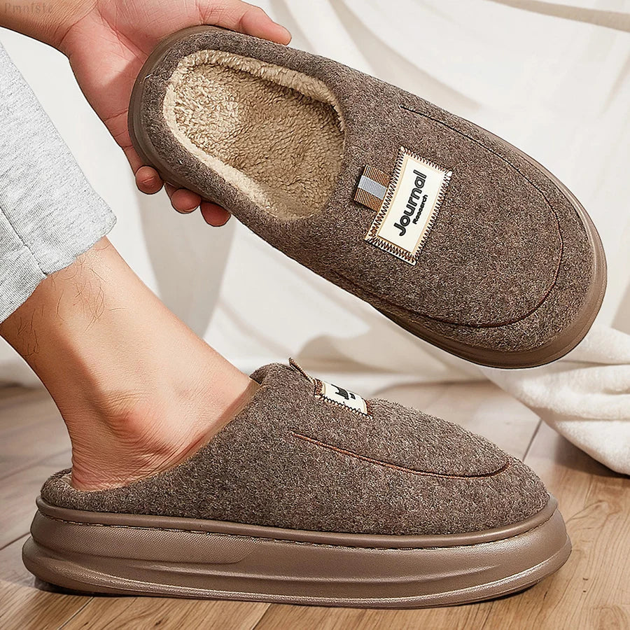 Pantoufles/Chaussons D'Hiver Hommes  - Journal