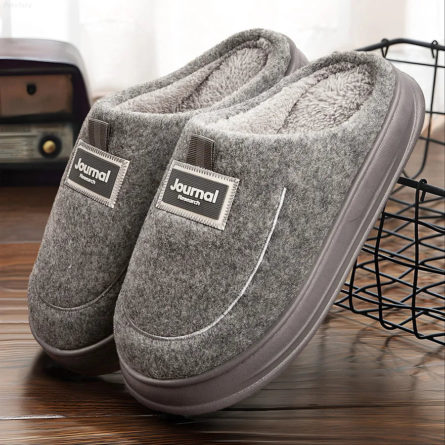 Pantoufles/Chaussons D'Hiver Hommes  - Journal