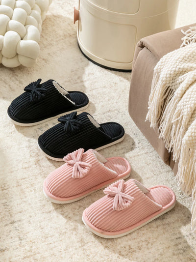 Pantoufles/Chaussons d'Hiver Femmes  - Bow Bliss