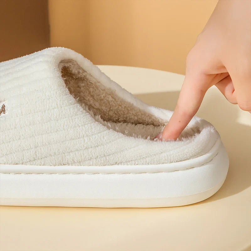 Pantoufles/Chaussons en Mousse à Mémoire - Câlin d'Hiver