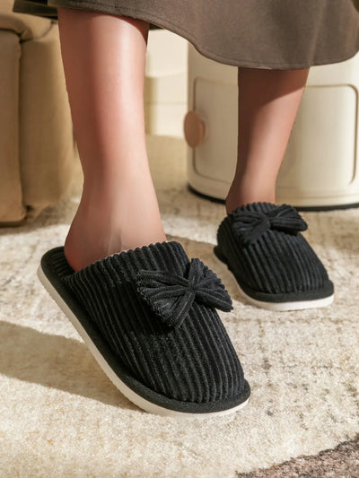 Pantoufles/Chaussons d'Hiver Femmes  - Bow Bliss