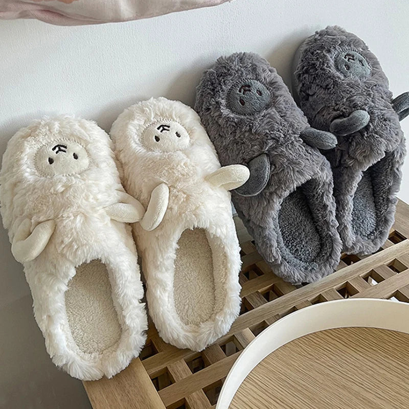 Pantoufles/Chaussons d'Hiver Hommes et Femmes - Mouton Douillet