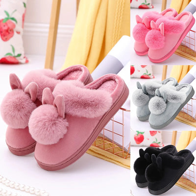 Pantoufles/Chaussons d'Hiver Femmes - Bunny Bliss