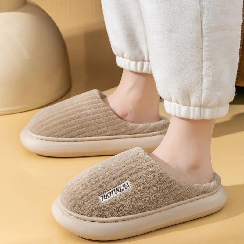 Pantoufles/Chaussons en Mousse à Mémoire - Câlin d'Hiver