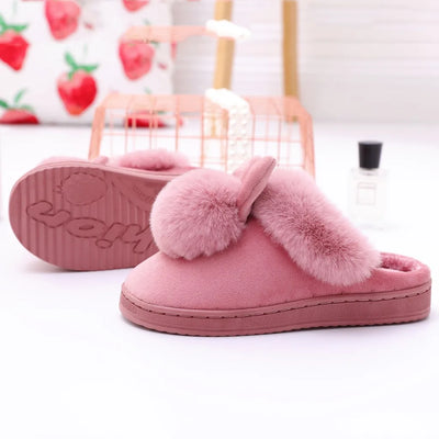 Pantoufles/Chaussons d'Hiver Femmes - Bunny Bliss