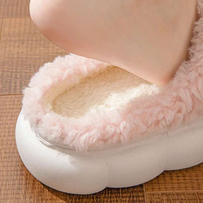 Pantoufles/Chaussons d'Hiver Femmes - Douce Nœud