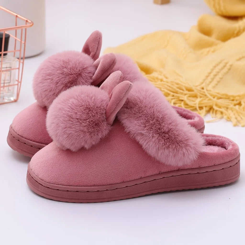 Pantoufles/Chaussons d'Hiver Femmes - Bunny Bliss