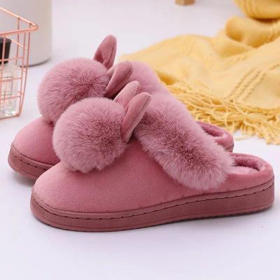 Pantoufles/Chaussons d'Hiver Femmes - Bunny Bliss