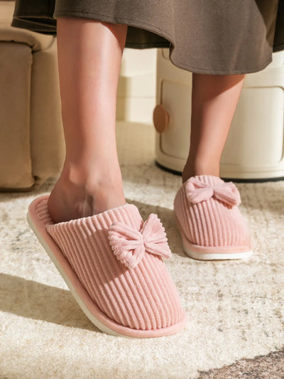 Pantoufles/Chaussons d'Hiver Femmes  - Bow Bliss