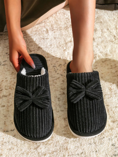 Pantoufles/Chaussons d'Hiver Femmes  - Bow Bliss
