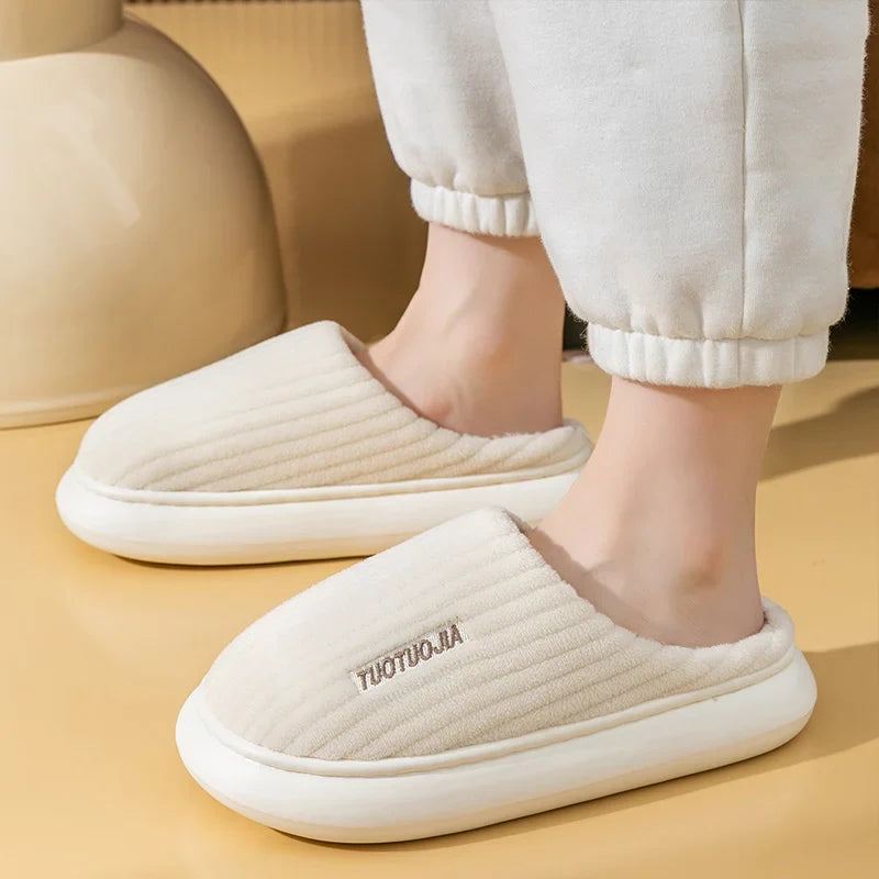 Pantoufles/Chaussons en Mousse à Mémoire - Câlin d'Hiver