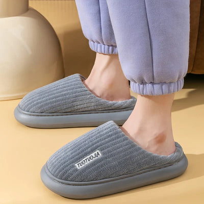 Pantoufles/Chaussons en Mousse à Mémoire - Câlin d'Hiver