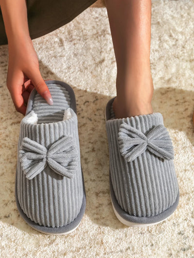 Pantoufles/Chaussons d'Hiver Femmes  - Bow Bliss